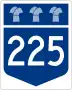 Highway 225 marker