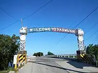 Welcome Marker at Lubao-Sasmuan Road