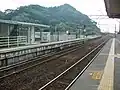 View of station platforms