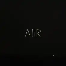 A black background with "AIIR" in white