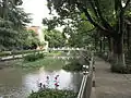 River scenery on Xuhui Campus