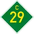 C29 road shield}}