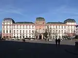 Darmstadt former Ducal Palace, now part of TU Darmstadt, with market square