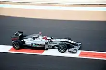 Michael Schumacher at the 2010 Abu Dhabi Grand Prix