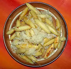 Schupfnudel with sauerkraut