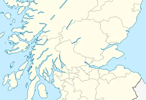 1992–93 Scottish Premier Division is located in Scotland Central Belt