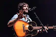 Performing with The Avett Brothers in November 2017