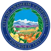 Official seal of Anaheim, California