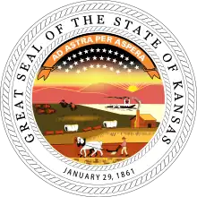 Official seal of Kansas