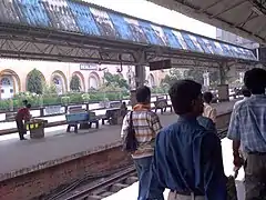 Platform of Sealdah station