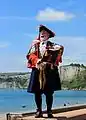 The town crier of Seaton in Devon, 2013