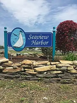 Sign for the community near Somers Point-Longport Blvd.