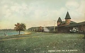 Sebago Lake Sta. in 1907