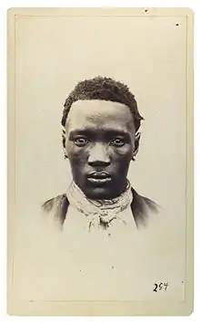 A sepia portrait of Sebele I