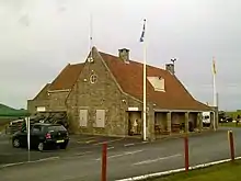 Surface building accessing the subsidiary bunker at Anstruther.