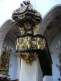 Pulpit in the Parish Church of St. Maria in Seitenstetten