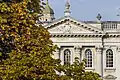 Detail of pediment, Senate House, Cambridge