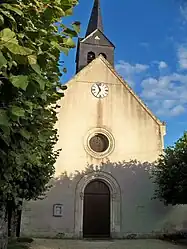 The church in Senneçay