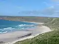 Whitesand Bay is in Sennen parish