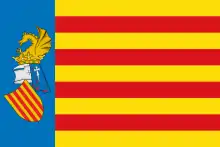 Proposed flag during the Statute of Benicassim.  Unknown ratio