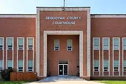 The Sequoyah County Courthouse in Sallisaw