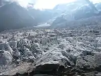 Seracs, Bossons Glacier, southeastern France