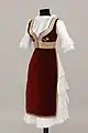 Folk dress, Bačka region, late 19th and early 20th century, Novi Sad Museum of Vojvodina.