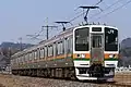 211-3000 series with additional pantograph in March 2022