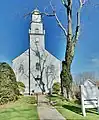 Setauket Presbyterian Church in 2015, from Caroline Street