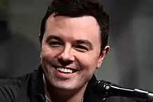 MacFarlane smiling