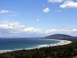 View of Seven Mile Beach, looking south from Gerroa