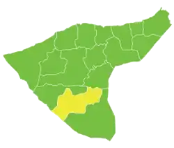 Al-Shaddadah Subdistrict in Syria