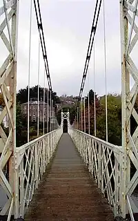 Looking north across Daly's bridge