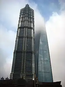 Beside Jin Mao Tower.