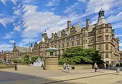 Built between 1890 and 1897, Sheffield Town Hall has a grand presence on Pinstone Street and is home to Sheffield City Council.