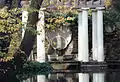 Triple Shell Fountain Portland Stone  Abbots Ripton Hall, Huntingdonshire