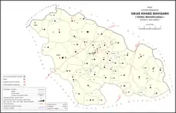 Map showing Riwan (#885) in Shivgarh CD block