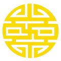 Chinese character wan integrated into one of the stylistic versions of the Chinese character shou