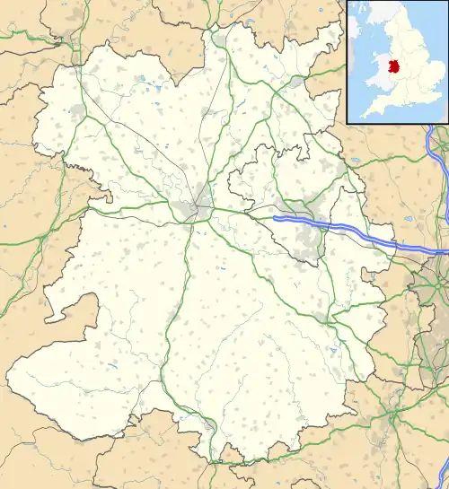 Nash is located in Shropshire