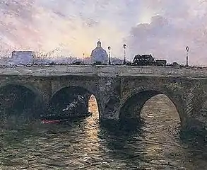 The Pont Royal at Sunset