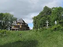 Church of the Synaxis of the Theotokos and cemetery in Selets