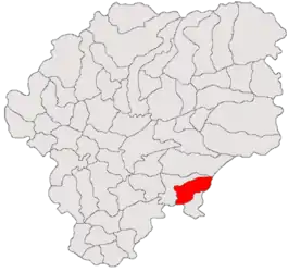 Location in Bistrița-Năsăud County