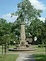 Historic Sower Monument (Pomnik Siewcy), created by Marcin Rożek