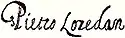 Pietro Loredan's signature