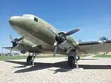 Douglas C-47 Skytrain in front of the museum