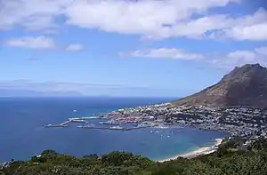 Image 5Simon's Town harbour and naval base in South Africa were used by the Allies during World War II. (from History of South Africa)