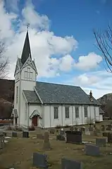 View of the present church (2007)