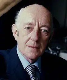 A photograph of Alec Guinness