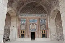 Decorated brick and tile façade of the tomb of Izz al-Din Kayka'us I in Sivas (1217–1218)