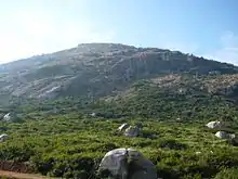 View of Skandagiri Betta From Below the mountain